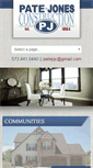 Mobile Screenshot of patejonesconstruction.com